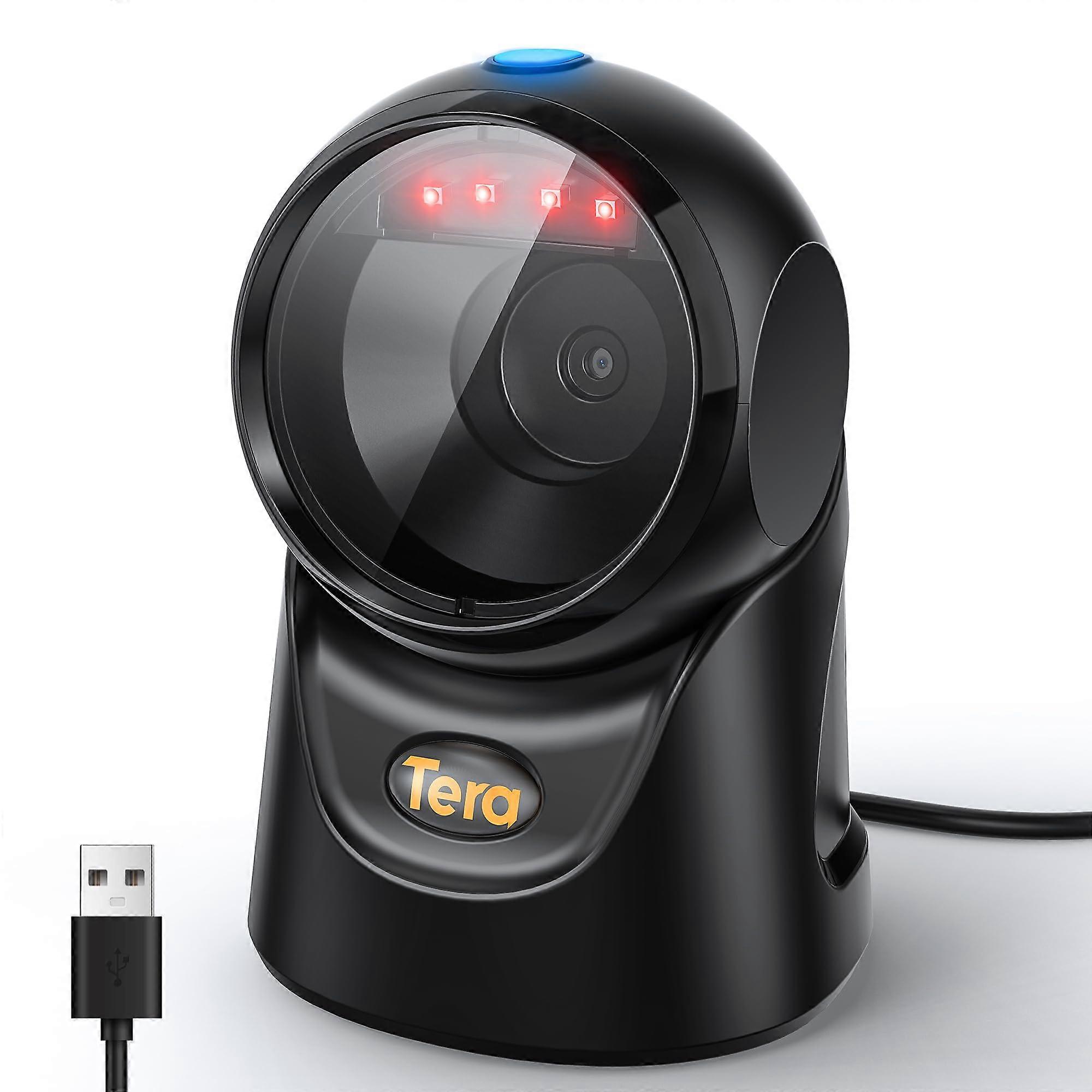 Barcodescanner platform omnidirectioneel: 1D 2D QR code desktoplezer handsfree USB kabel
