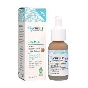MyChelle Dermaceuticals 3 In 1 Super Serum Light And Medium Tint, 1 Oz