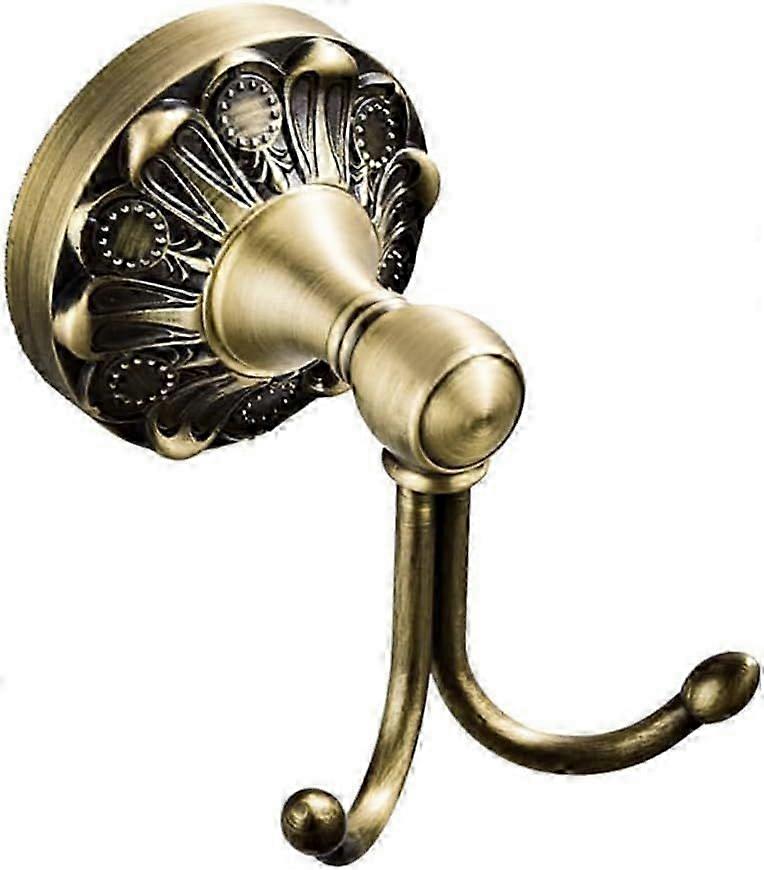 Style Brass Wall Hook, Robust Bathroom Hardware Accessory compatible with Coat and