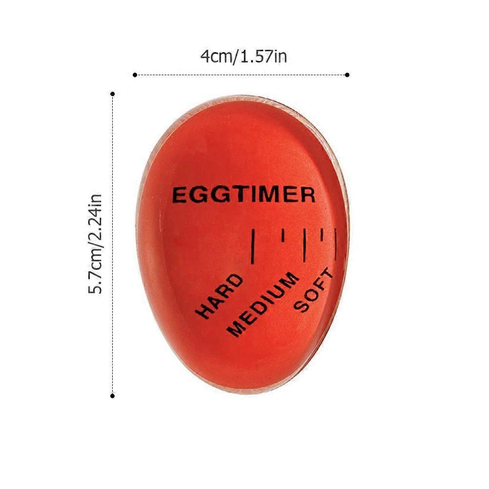 Egg Timer Color Changing Egg Timer Cooking Kitchen Resin Egg Timer for Boiling Soft or Hard Boiled Eggs