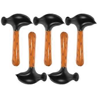 5pcs Pool Party Inflatable Hammer Prop Decorative Toy Hammer Funny Hammer Toy for Kid-bj