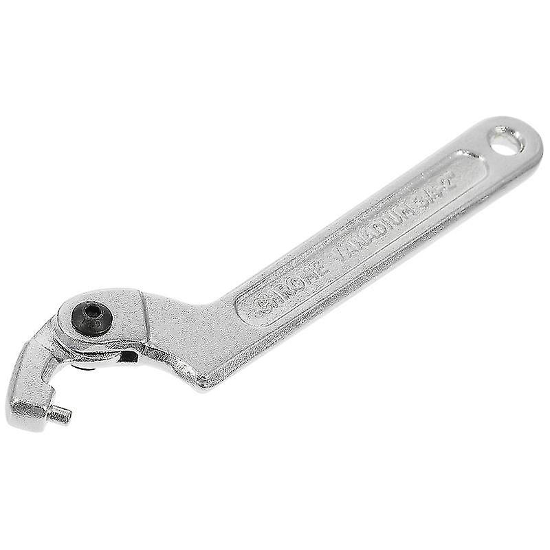 16.5X12.5x0.4cm Silver Wrenches 1pc Half Moon Wrench Hook Head Spanner Crescent Wrench Spanner Unive