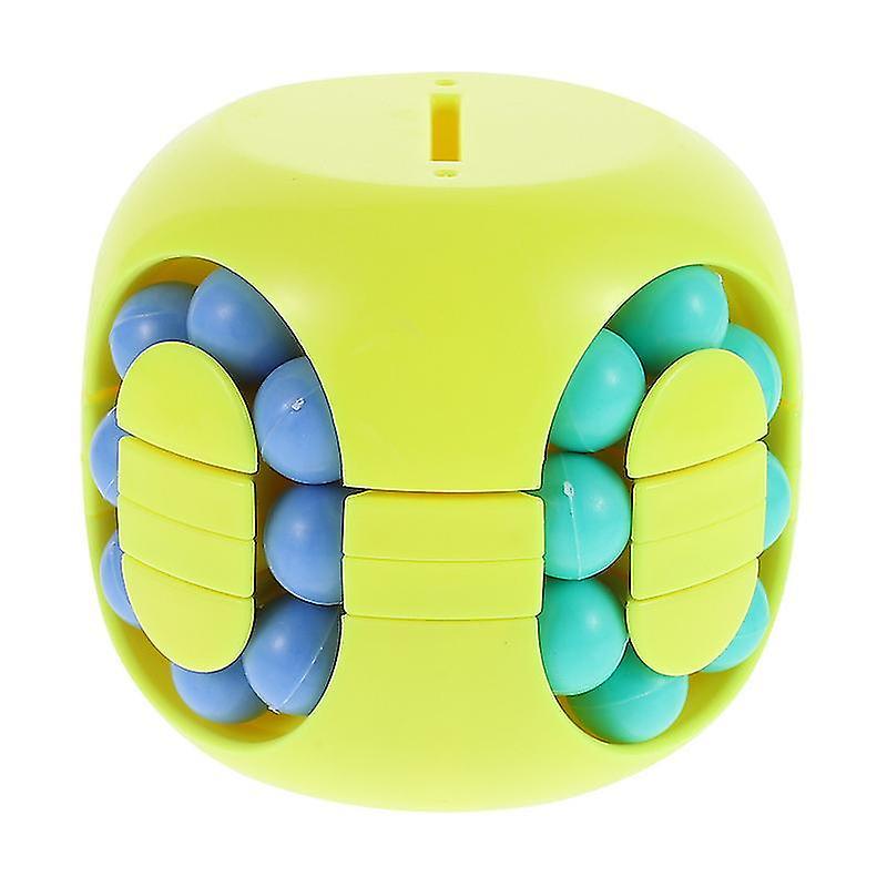 8X7.5x7.5cm Random Color Piggy Banks & Money Jars Educational Rotating Bean Cube Coin Bank Puzzle Cu