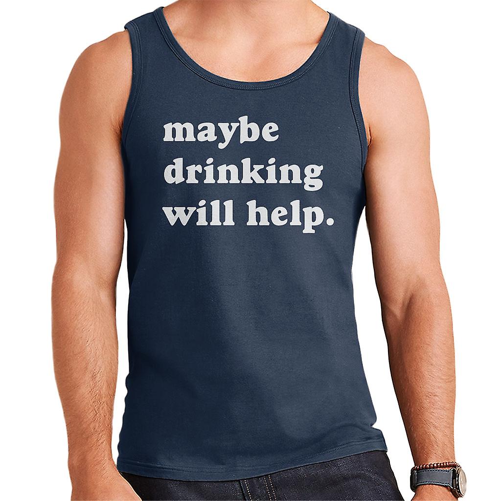 Maybe Drinking Will Help Men's Vest