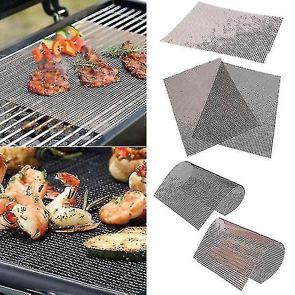 Bbq Grill Net, Reusable Easy Grill Mesh, Barbecue Net, Bake Mats, Mesh Heat Resistant Bbq Cooking Mesh Mat For Grilling Cooking Easy To Clean