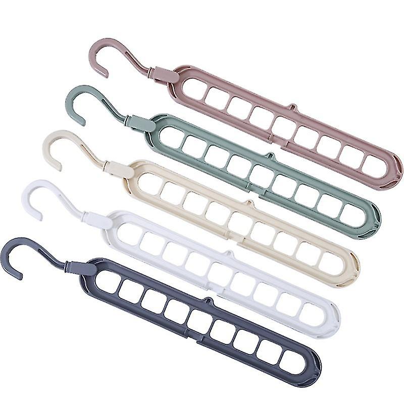 5pcs Clothes Hanger Organizer Closet Space Saving Multi Functional Hanger