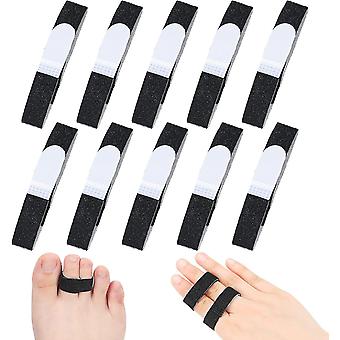 Confezione da 10 Cinghie per Dita Buddy Tape con Imbottite