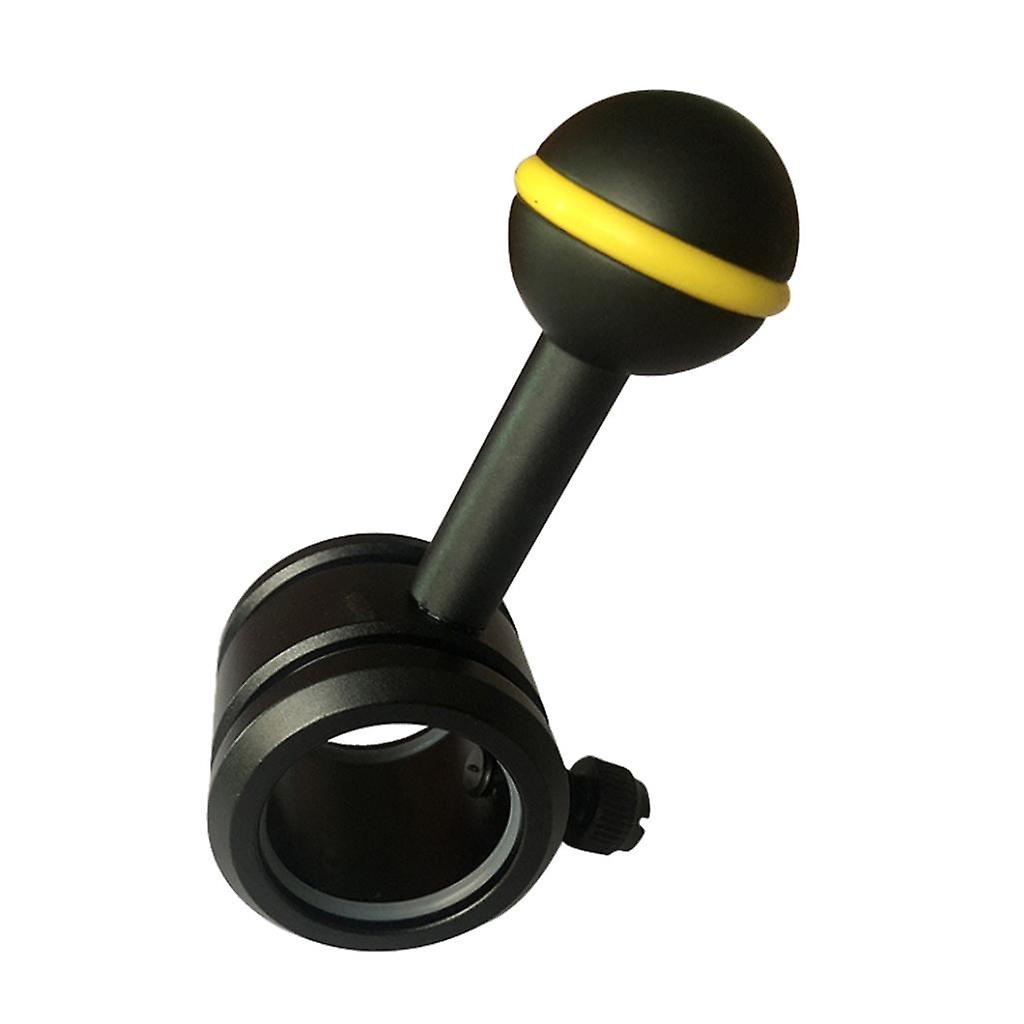Light Holder Clamp Ball Joint Arm Bracket for Diving Flashlight 25mm Black