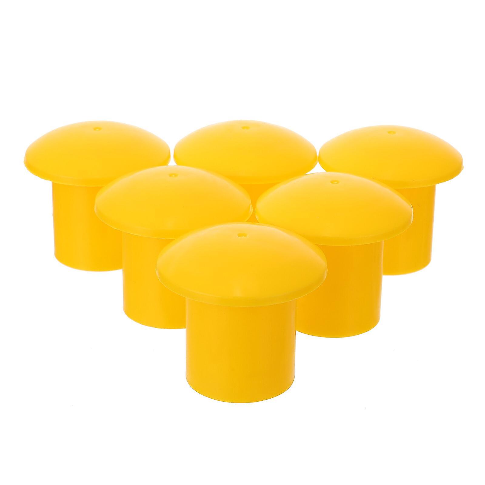 30pcs Barres d’armature Casquettes de sécurité en plastique Barres d’armature Champignon Couvercle de protection barres d’armature Housses de protection