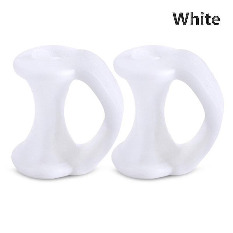 2PCS Silicone Small Toe Separator For Prevent Toe Side Overlap Hallux Valgus Corrector Proector Thumb Protection Orthopedic Pad