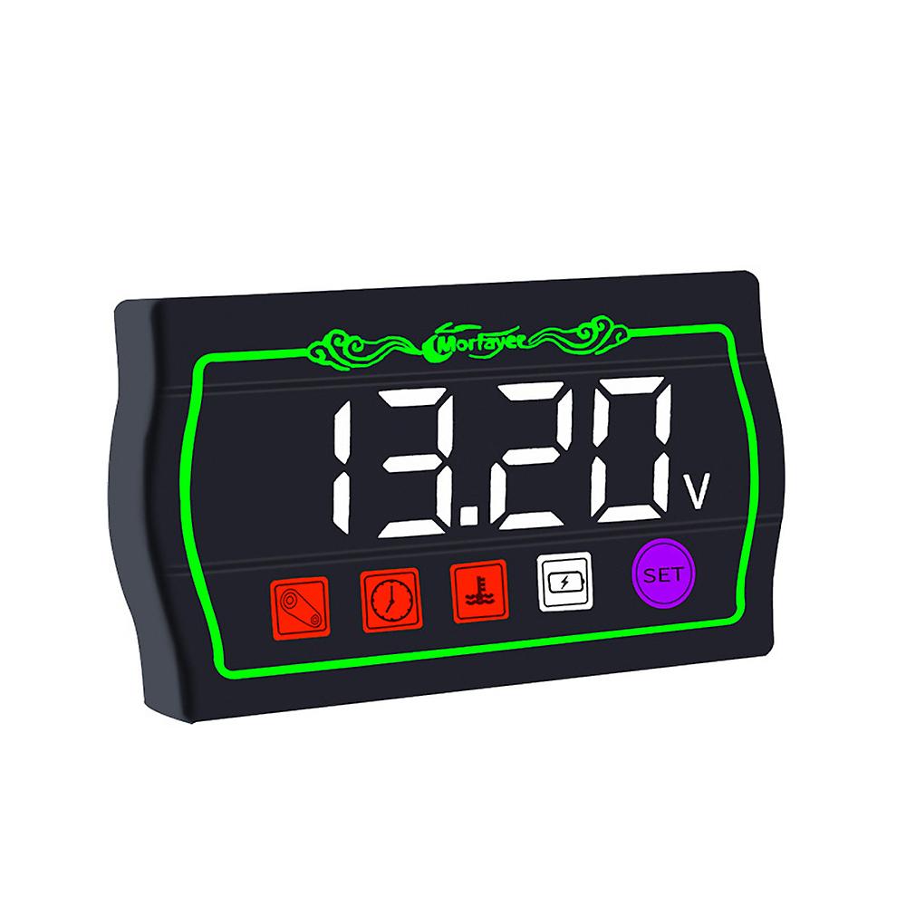 Motorcycle Intelligent Tachometer Multi-function Instrument S7 Level Waterproof Time Set 12-hour 24-hour System Switchable