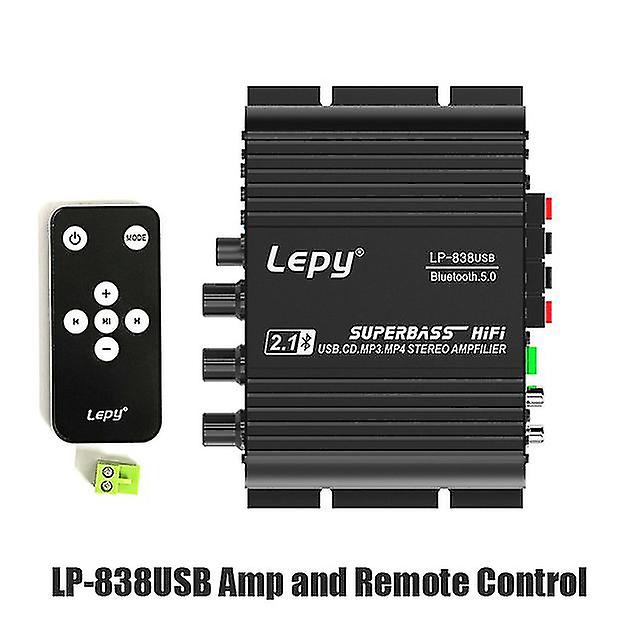 Lp-838 USB بلوتوث 5.0 مكبرات الصوت 2.1 3 قناة سوبر باس دعم USB ضياع الموسيقى اللعب مع جهاز التحكم عن بعد مضخم رقمي