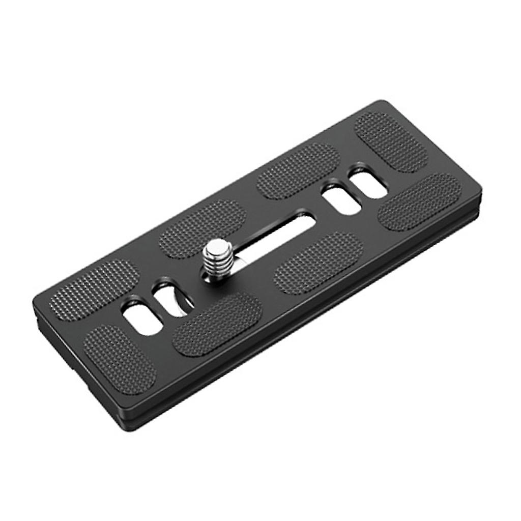 Stativ tilbehør Quick Release plademontering PU Universal til DSLR-kamera