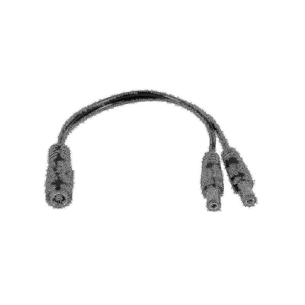5.5x2.1mm 1 To 2 M/f Dc Power Splitter Cable For Security Cctv Camera
