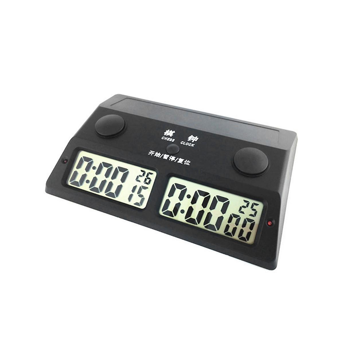 Chess Clock Competition Hour Meter Digital Board Game Stopwatch -385 Professional Chess Count Up Do