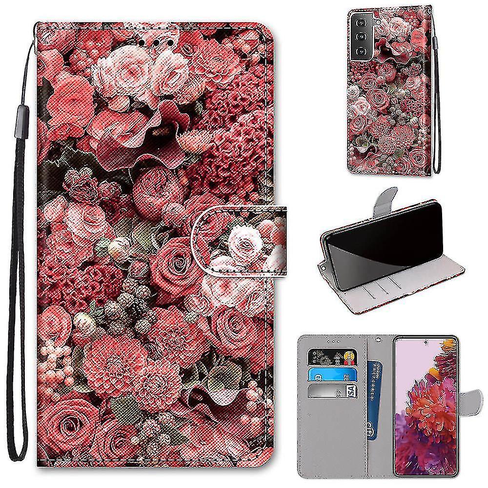 Compatible With Samsung Galaxy S21 5g Red Rose Mobile Case