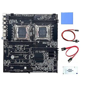 X99 Dual-socket Motherboard+thermal Grease+switch Cable+sata Cable