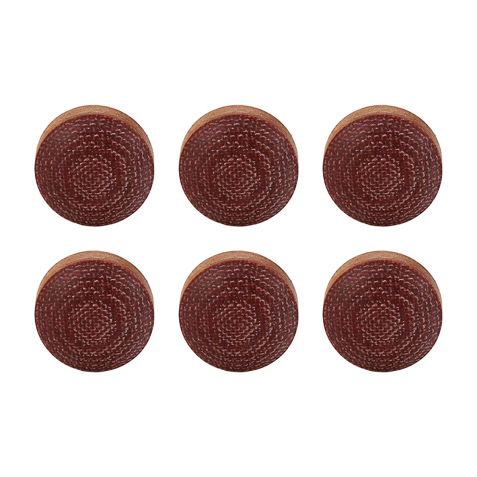 6pcs Billard-Pool-Queue-Spitzen 14mm Kristall-Pool-Queue-Spitzen Ersatz-Kit Billard-Queue-Spitzen