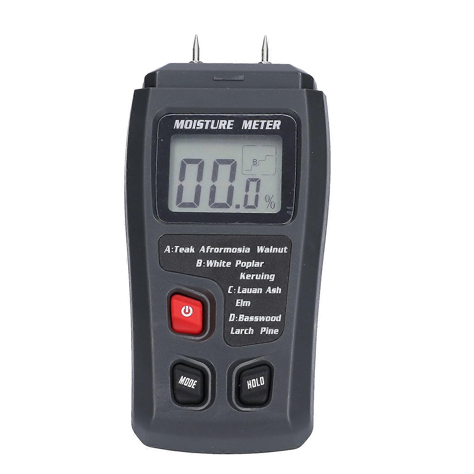 Digital Wood Hygrometer Small Error More Accurate Measurement HD LCD Wood Moisture Meter