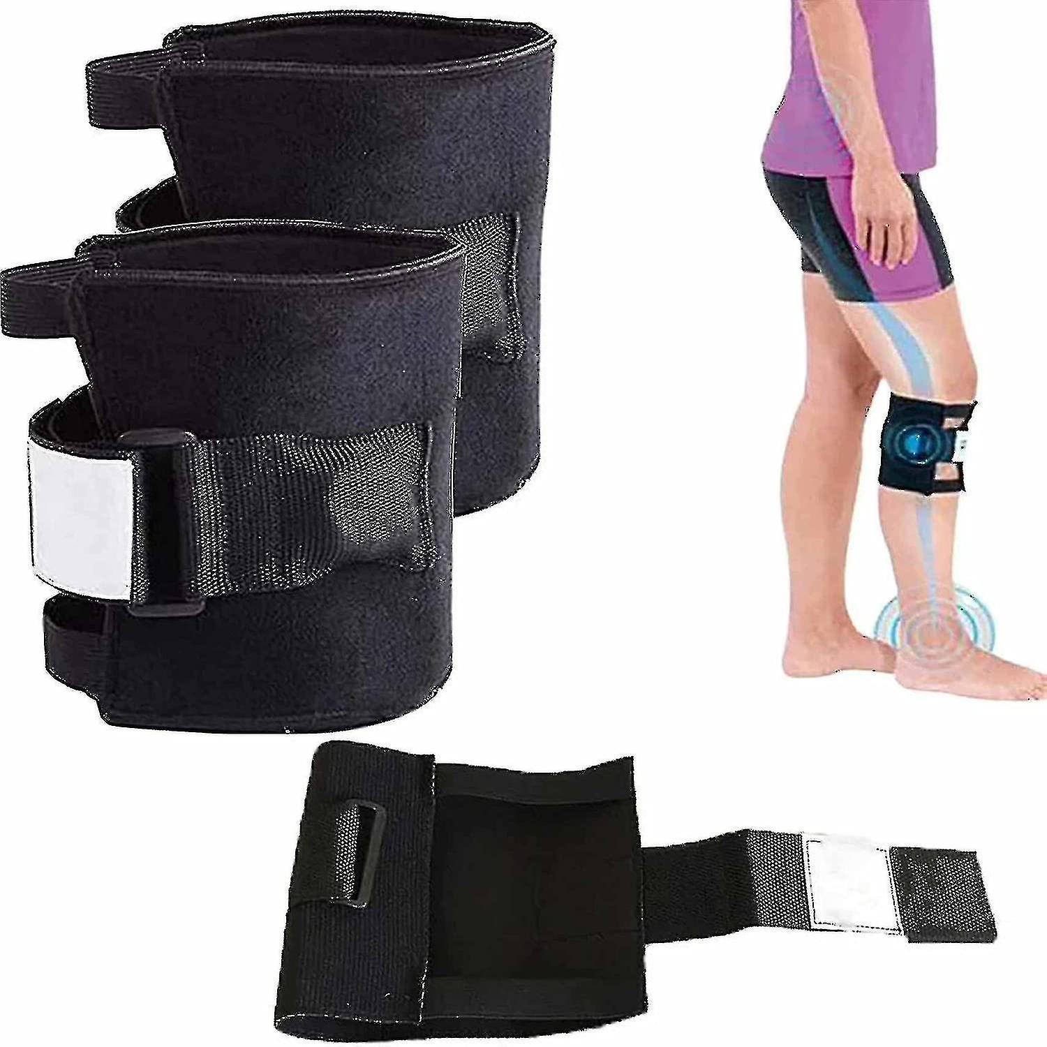 2pcs Sciatica Pain Relief Brace, Sciatica Leg Brace, Self Massage Tool For Sciatica-m.3432