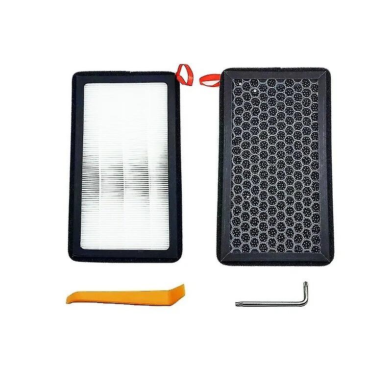 New Arrival Filtration Activated Carbon Filter Fit For Tesla Model 3/Y HEPA Air Filter Conditioner Replacement Kit~23135
