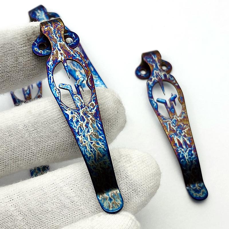 Titanium Back Clip DIY Pocket Clip Folding Knife Accessory for Benchmade/Emerson/ProTech