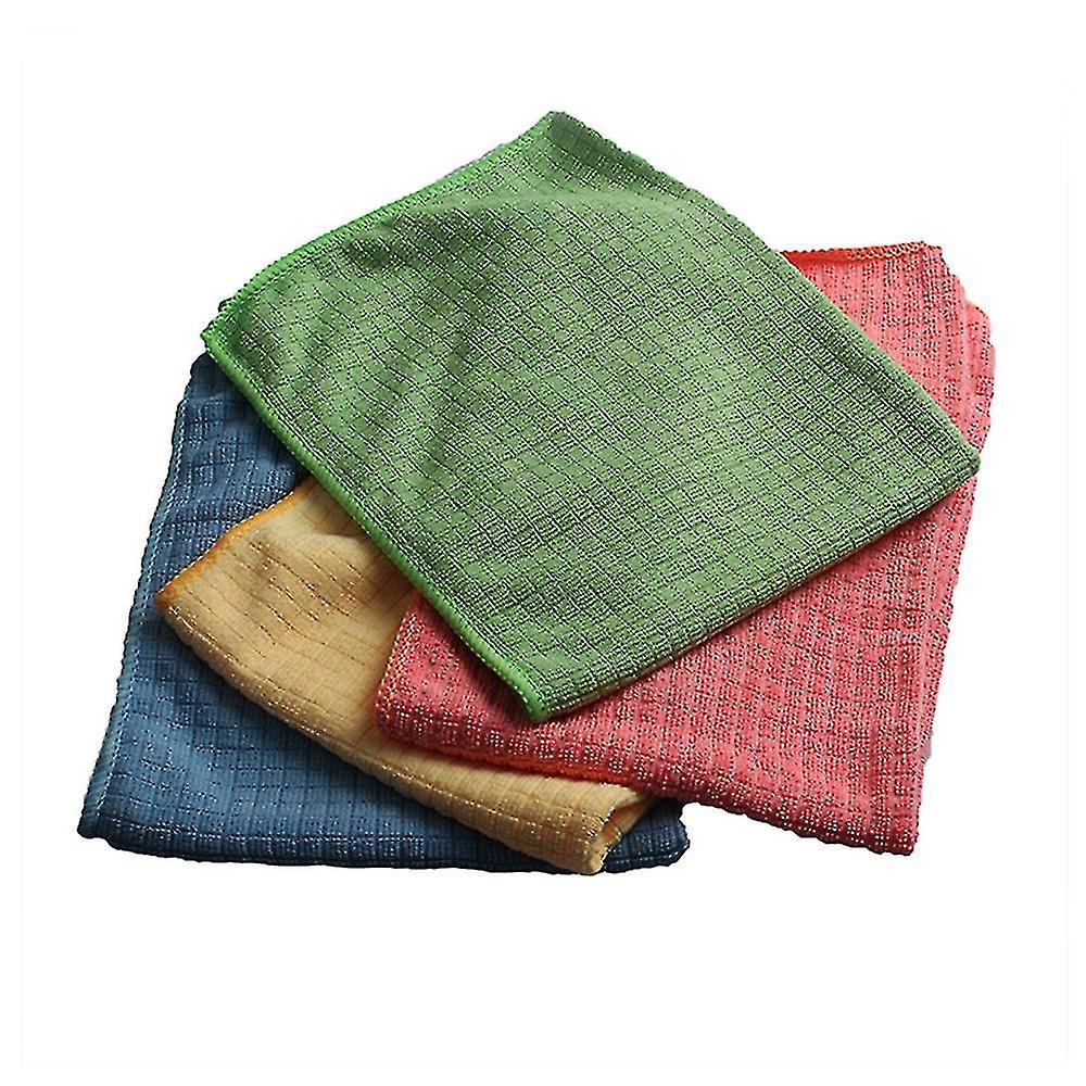 4pcs Microfibre Tea Towels,incredible Absorption Capacity