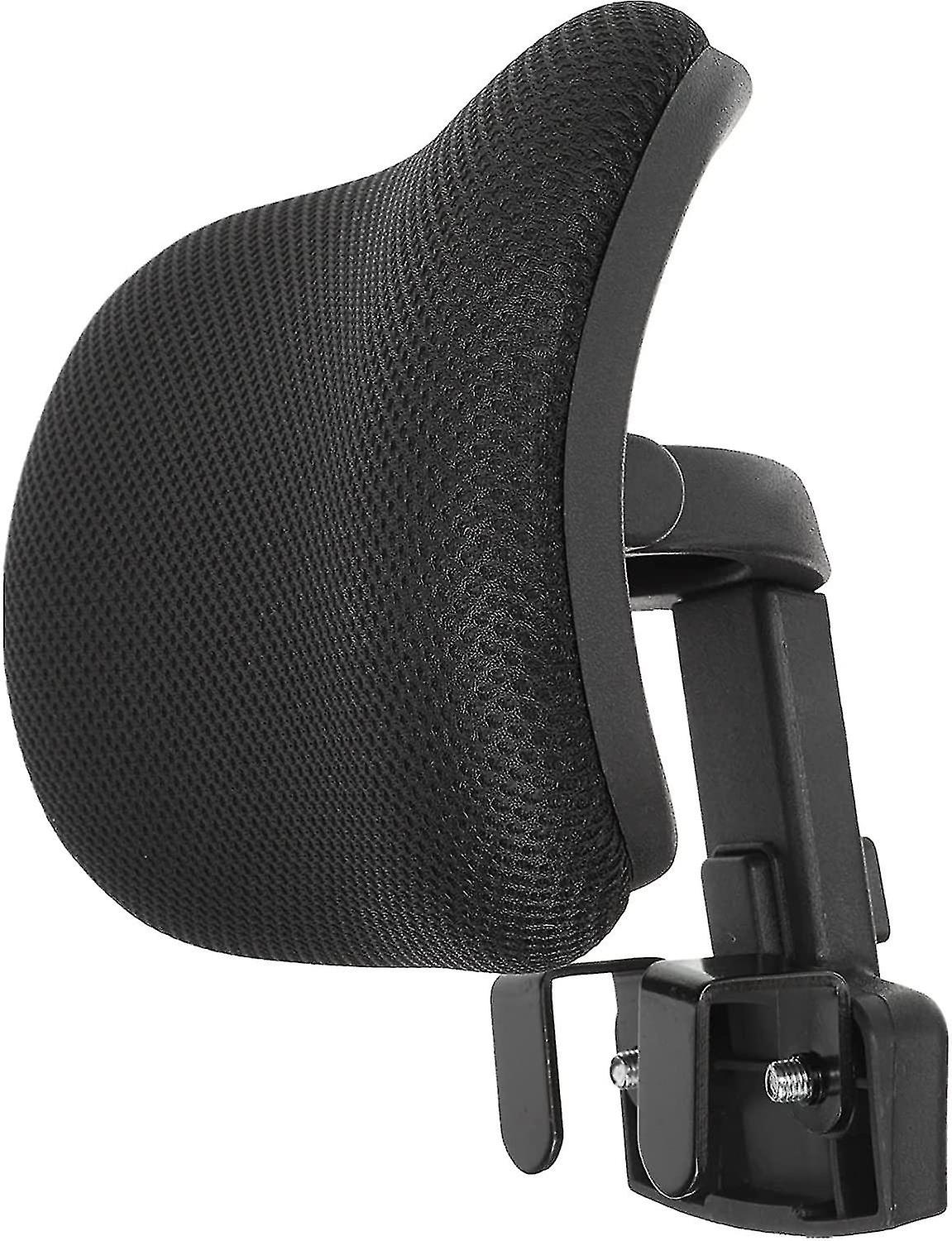 Office Chair Headrest Attachment Universal Head Support Cushion Upholstered Adjustable Height Angle