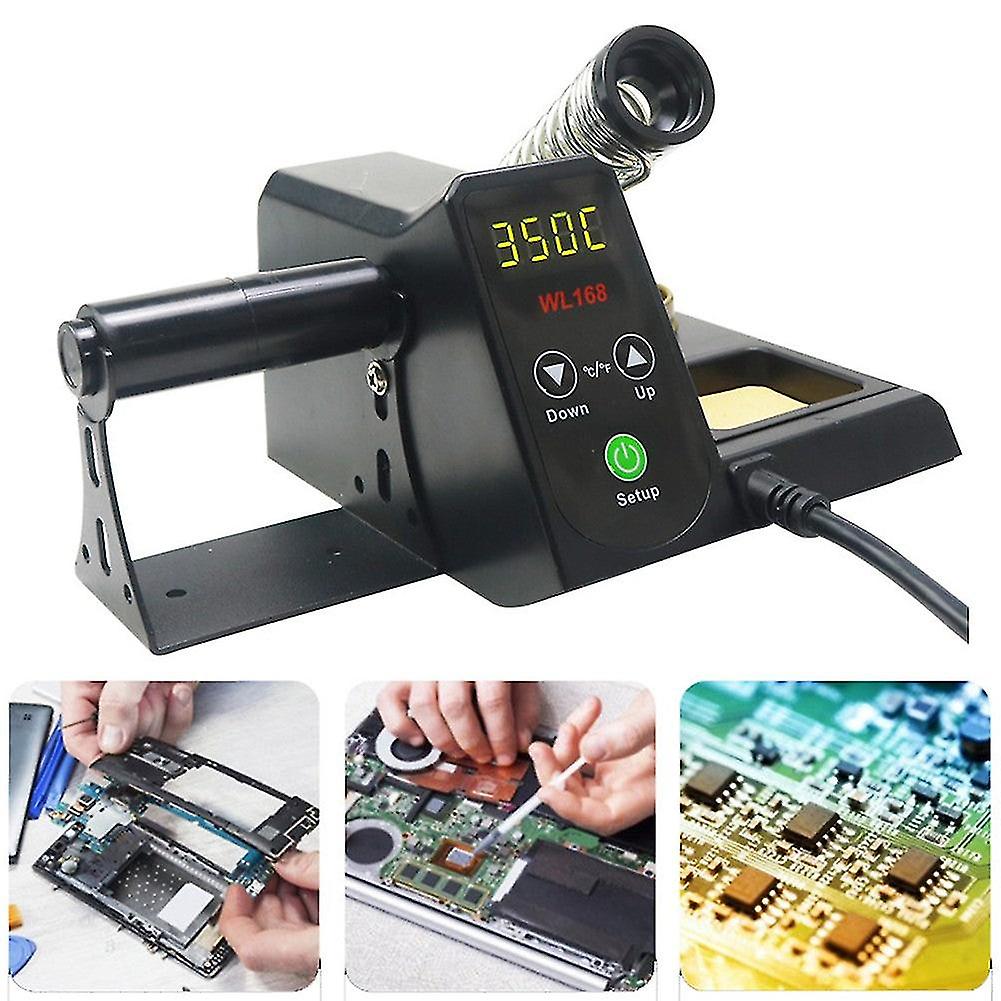 Digital 1x Soldering Station Eu/uk/au 1x Wire Frame Soldering Iron Kit
