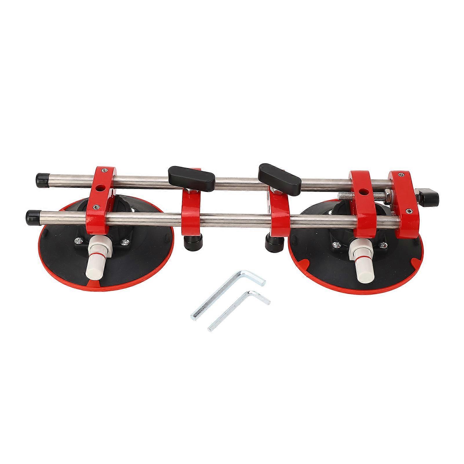 Seamless Seam Setter with Vacuum Suction Cups, Window Suckers for Glass Countertop Installation Tool for Seam Joining and Leveling Tile Marble Glass