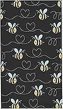 Ręcznik z mikrofibry Bumble Bees szybkoschnący, miękki, puszysty i chłonny, najwyższej jakości Idealne ręczniki do łazienki, 40cm x 70cm bd011781