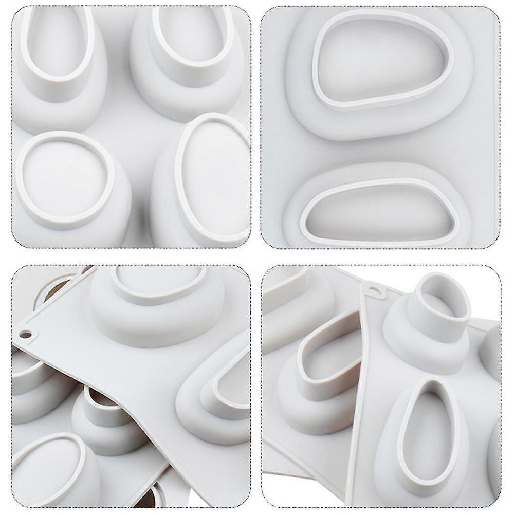 Kopfsteinpflaster-förmige Kuchenform, 3D-Kieselstein-Gebäckform, Silikon-Backform