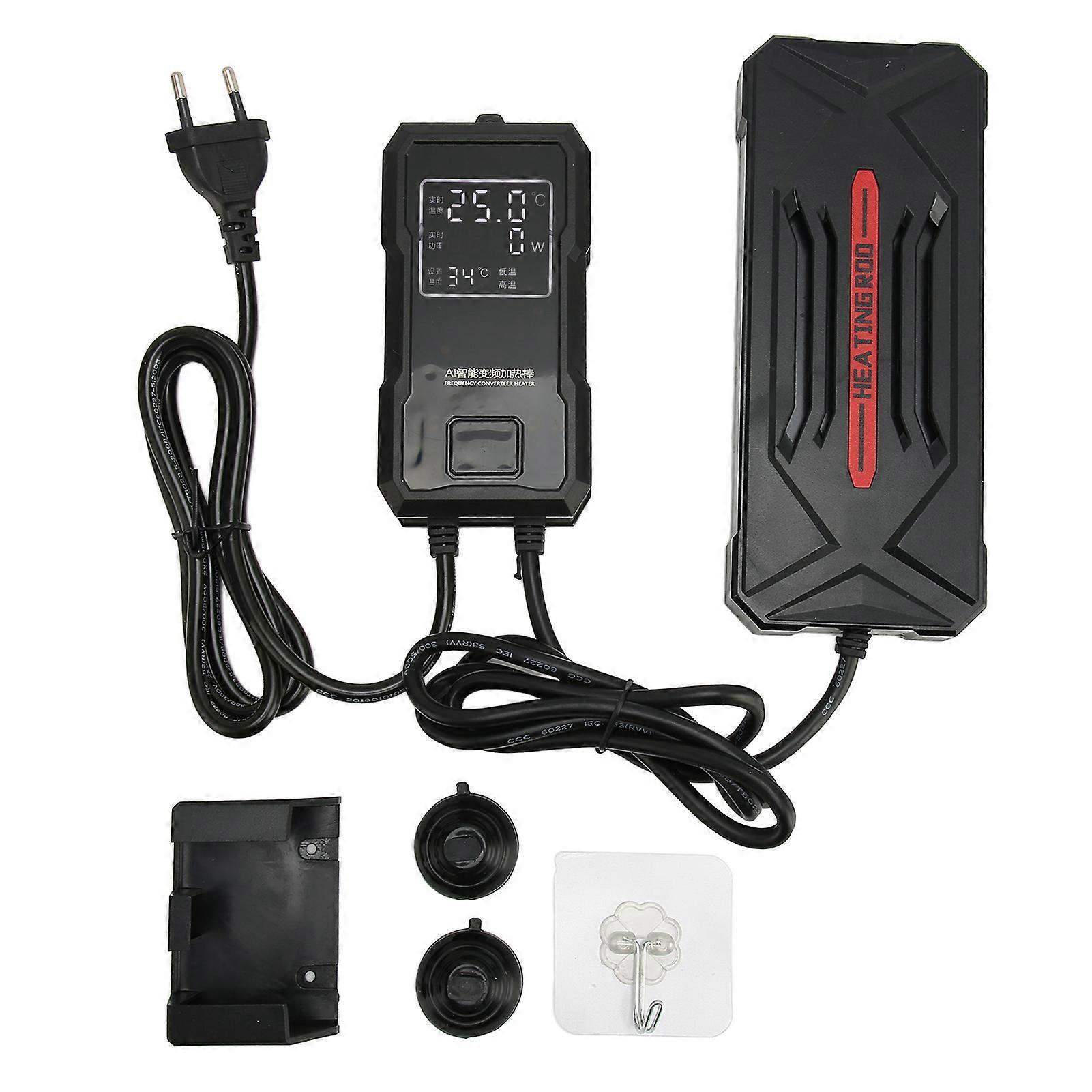 Aquarium Heater Auto Constant Temperature Submersible Fish Tank Heater with Digital LED Controller EU Plug 220V 500W