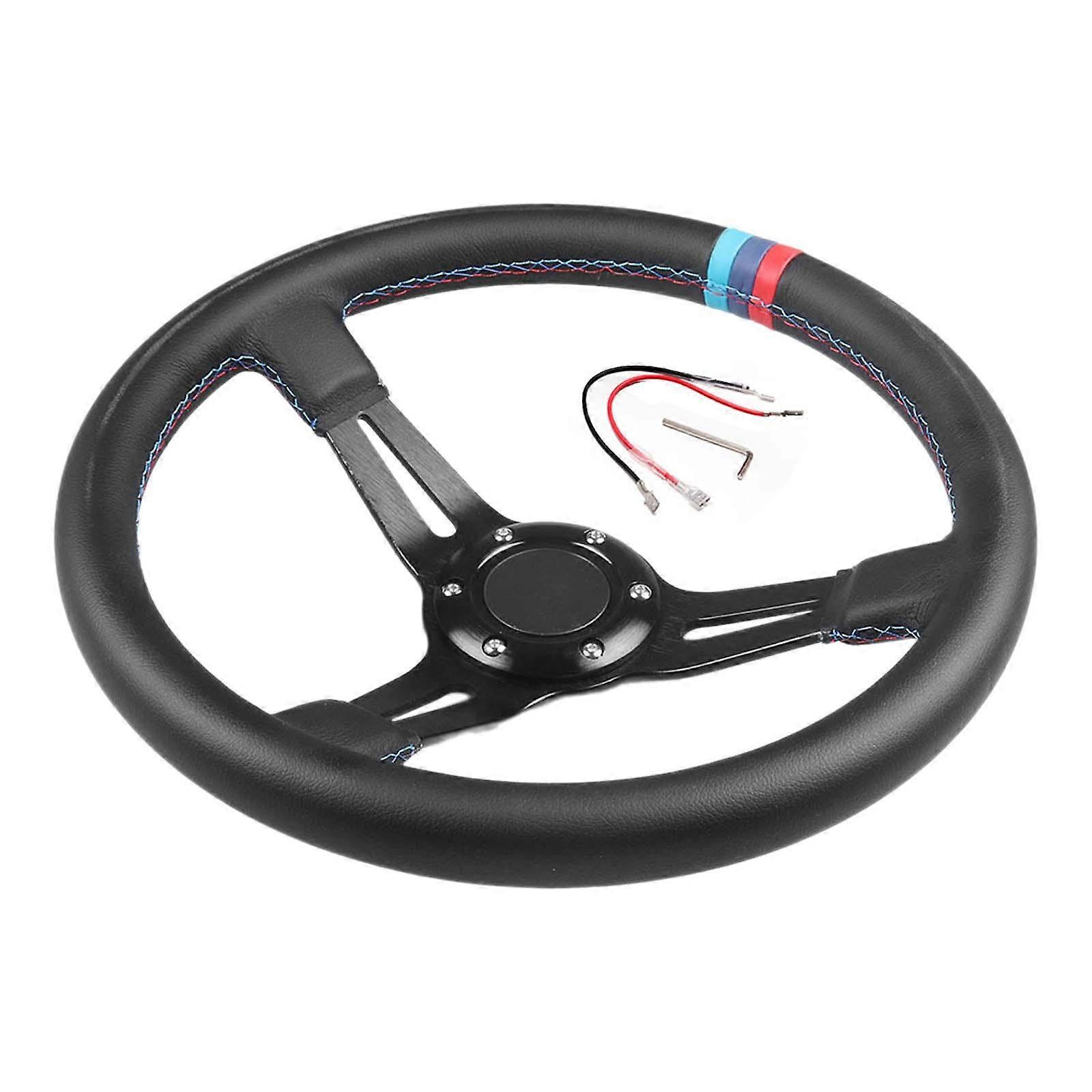 Race Wheel for PC Aluminium Frame Simulation PC Game Gaming Steering Wheel