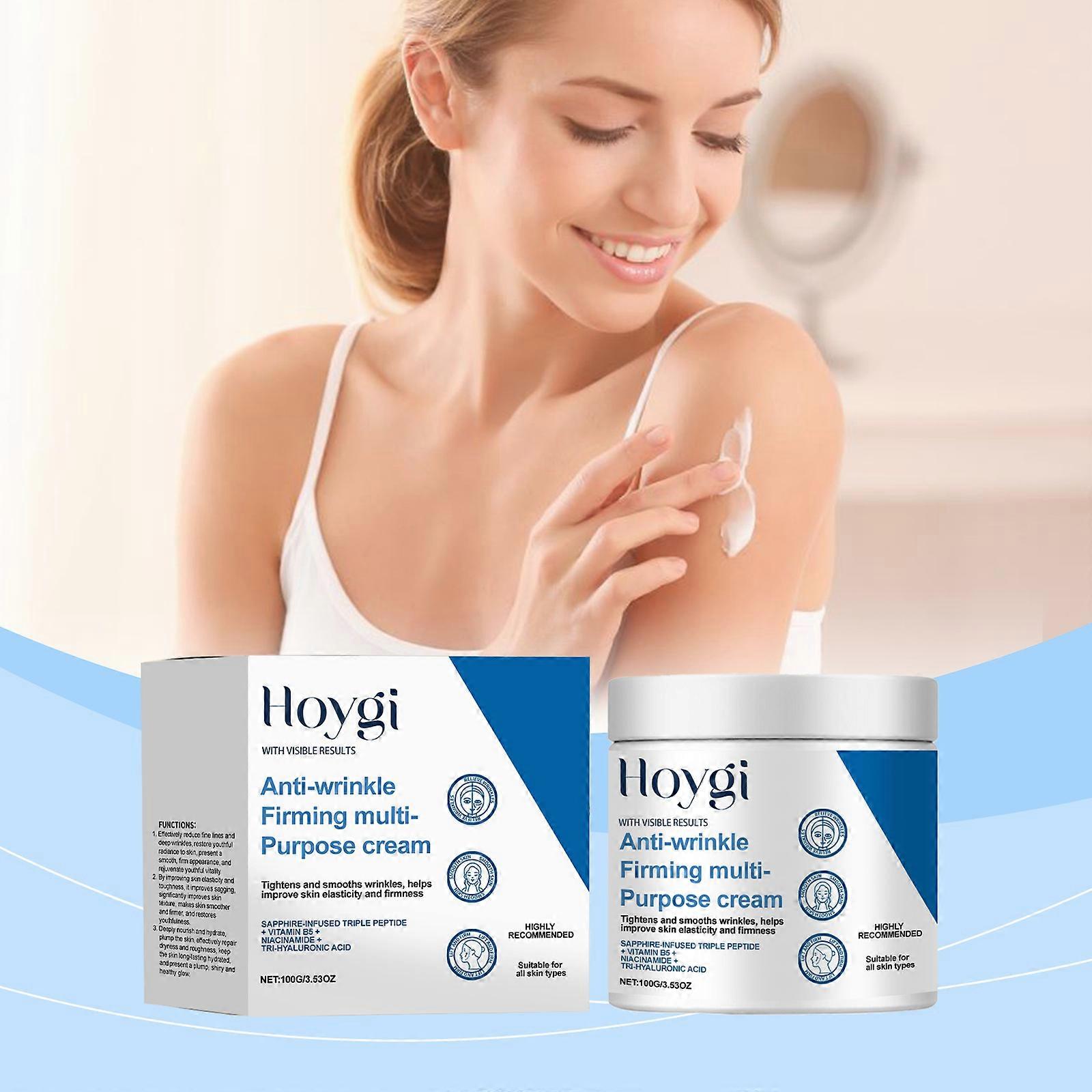 Anti-Wrinkle Firming Multi-Purpose Cream, Advanced Skin Firming Rejuvenating Cream, Tightens and Smoothes Wrinkles