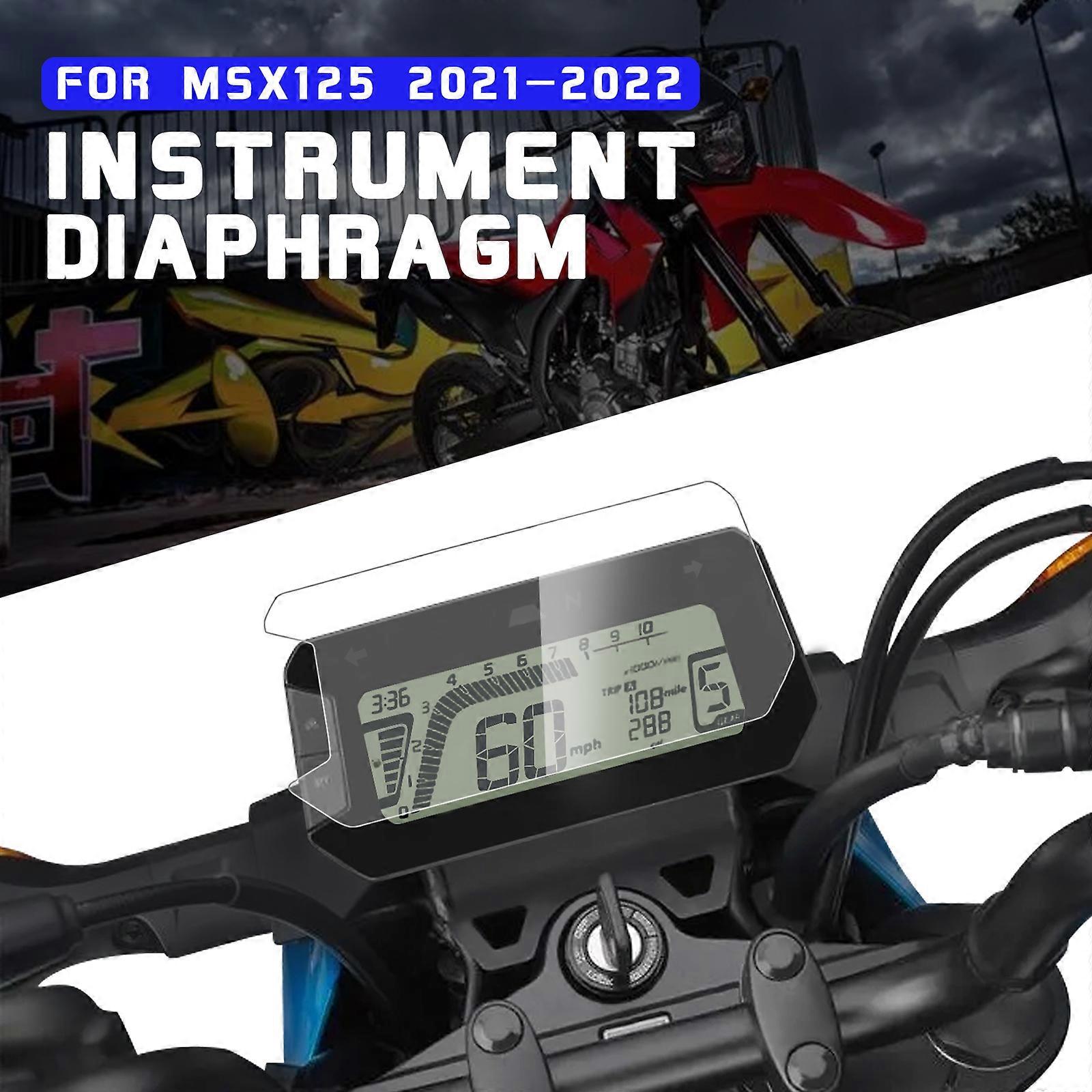Motorcycle Instrument Film For HONDA MSX125 MSX 125 2021 2022 Anti-scratch Screen Protection Film Dashboard Protector
