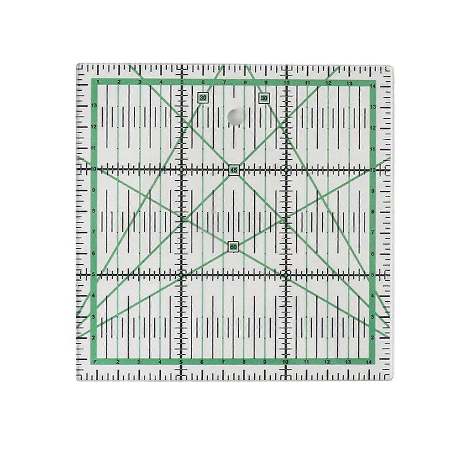 Quilting Ruler Transparent Acrylic DIY Grid Quilt Rulers with Precise Scale for Ironing Sewing Patchwork Measuring