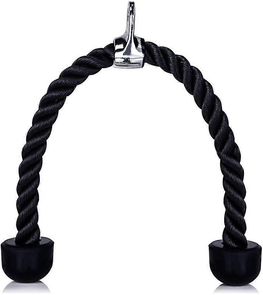 QQDD Tricep Rope Pull Down Cable, Easy to Grip & Non-Slip Cable Attachment compatible with Gym Workout Exercise