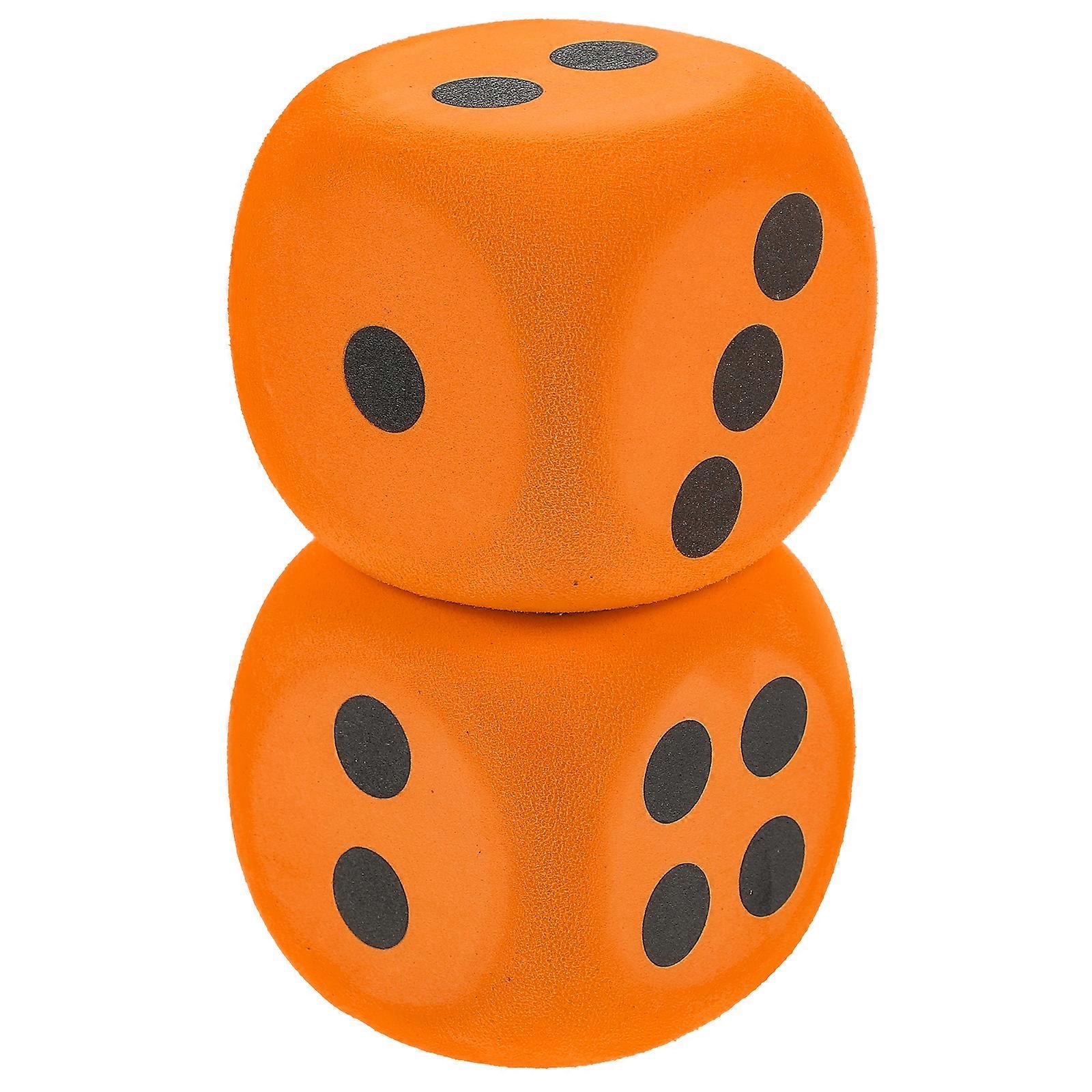 2pcs Lage EVA Dices Game Prop Dices Portable Party Dices Props Party Playing
