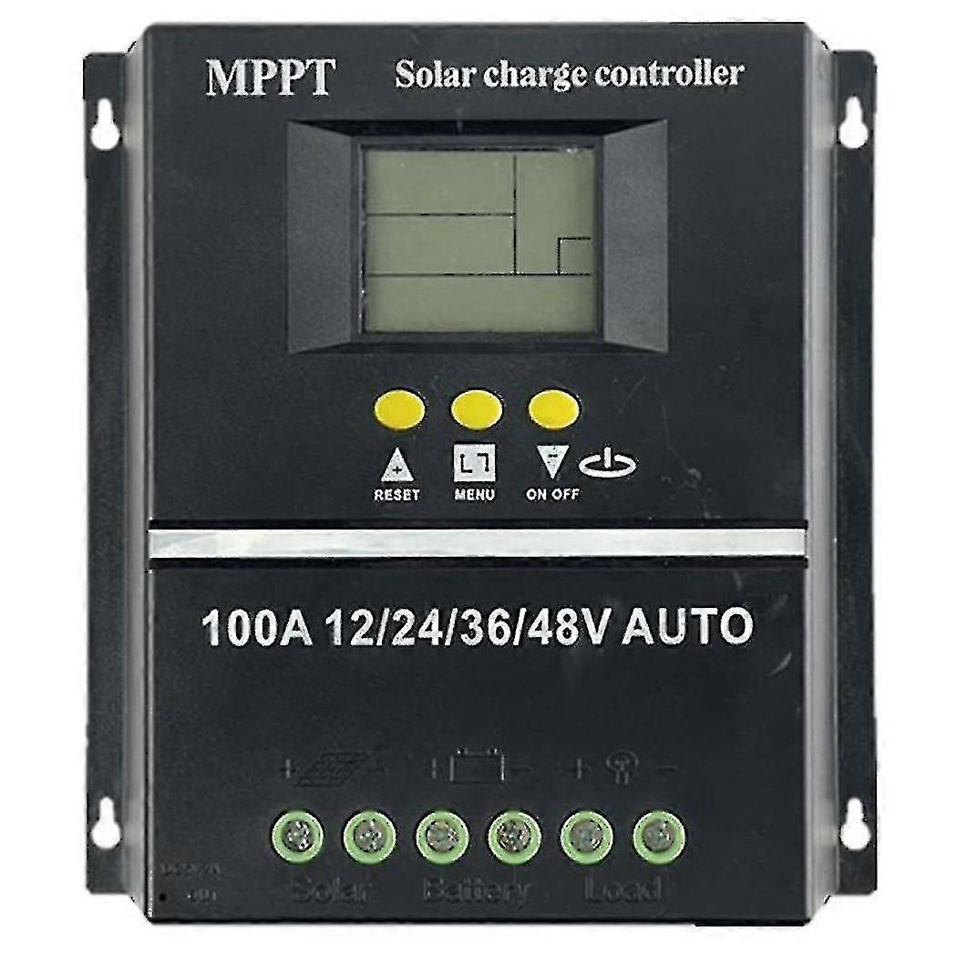 Pwm 100a 12v 24v 36v 48v Car Solar Panel Charge Controller
