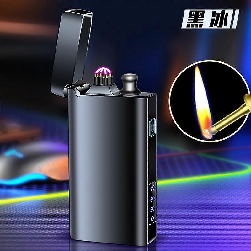 Creative Kerosene Charging All-In-One Machine Ten Thousand Times Matches Or Double Arc Oil-Electric Dual Lighter Customizable Advertising