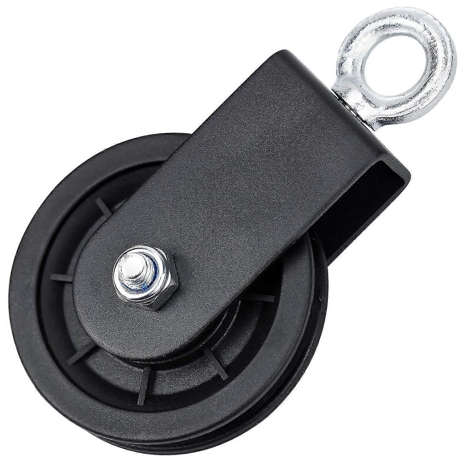 كتلة بكرة تدريب القوة ، بكرة رفع دوارة 88 مم مع ملحقات U-Bracket للياقة البدنية وكمال الأجسام