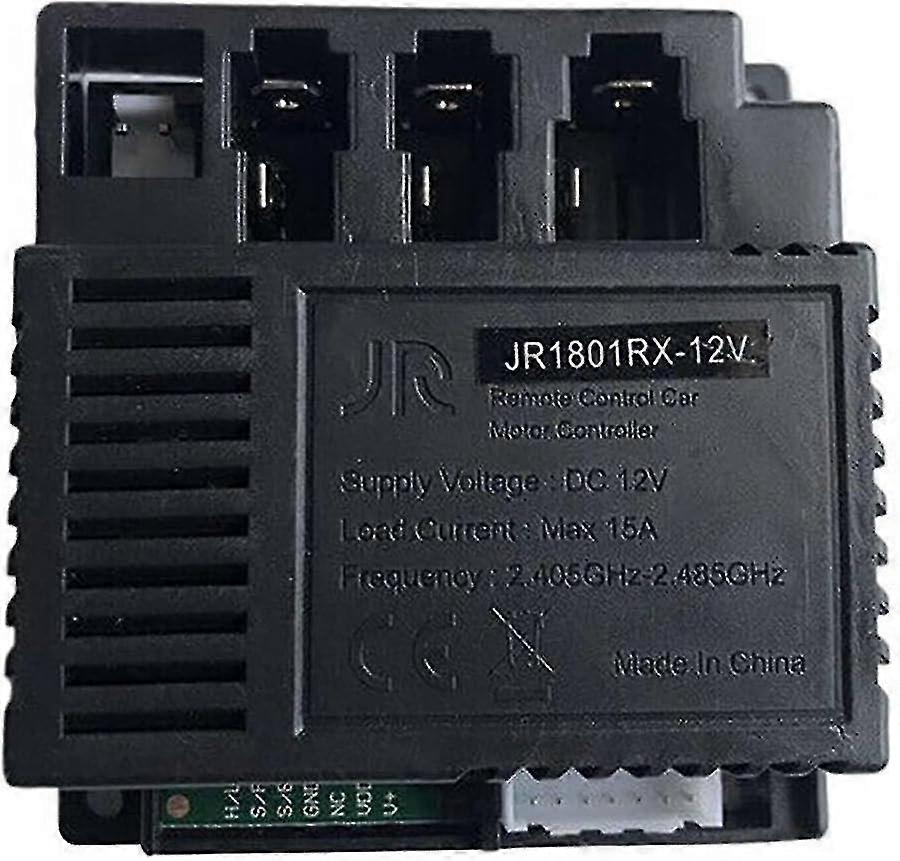 Bluetooth-compatible RC and Receiver 2.4G, JR1801-3W-12V JR1801RX-12V, Kids Powered Ride On Car Controller(JR1801RX-12V)