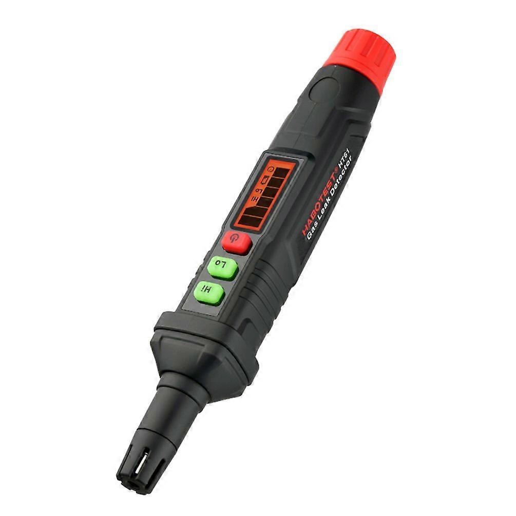 Handheld Gas Leak Detector Pen Type Flammable Natural Gas Monitor Audible Visual Alarm Combustible Gas Analyzer Meter Tester