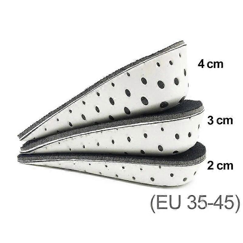 Height Increase Insole 1 Pair Hard Breathable Memory Foam Heel Lifting Inserts Shoe Lifts Shoe Pads Elevator Insoles for Unisex