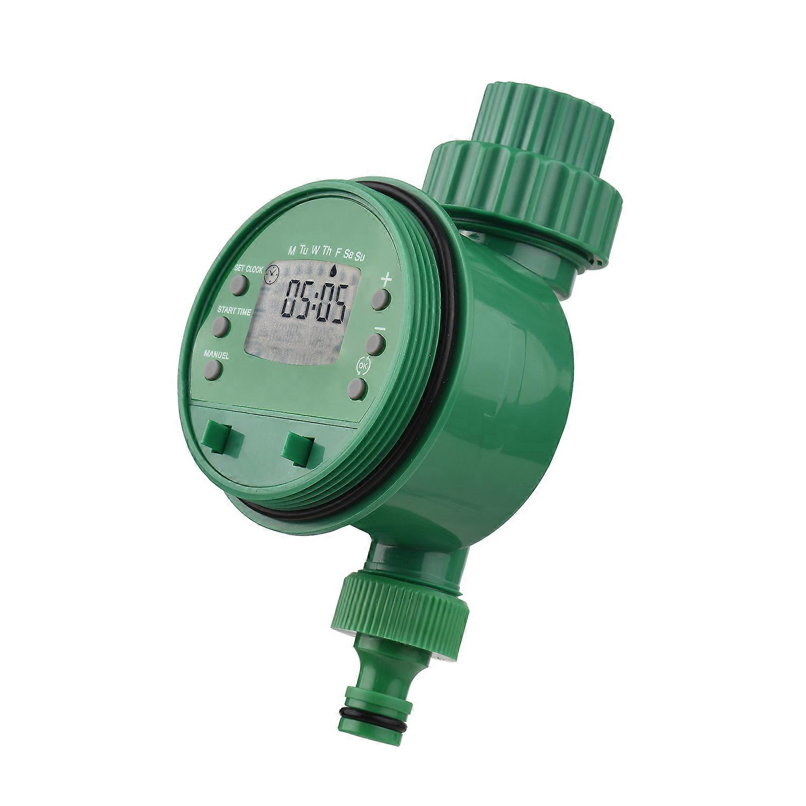 Digital Automatic Watering Timer Programmed Garden Irrigation Timer Battery Operated Intelligent Water Irrigation Controller for Lawn Farmland Courtya