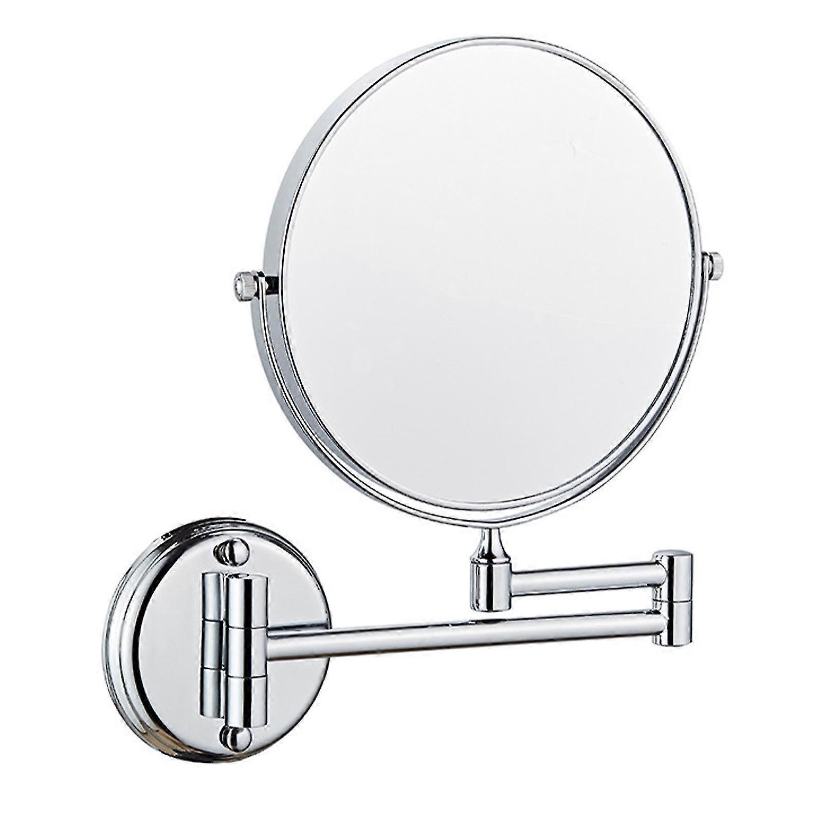 8 Inch 10x Magnification Wall Mounted For Dressing Magnifying Makeup Mirror