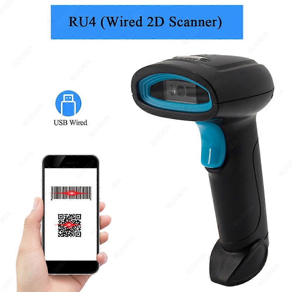 1D 2D Wired Bar code Scanner Wireless Portable Reader 2d Bluetooth qr code Scanner Handheld Bar Reader leitor de codigo de barra