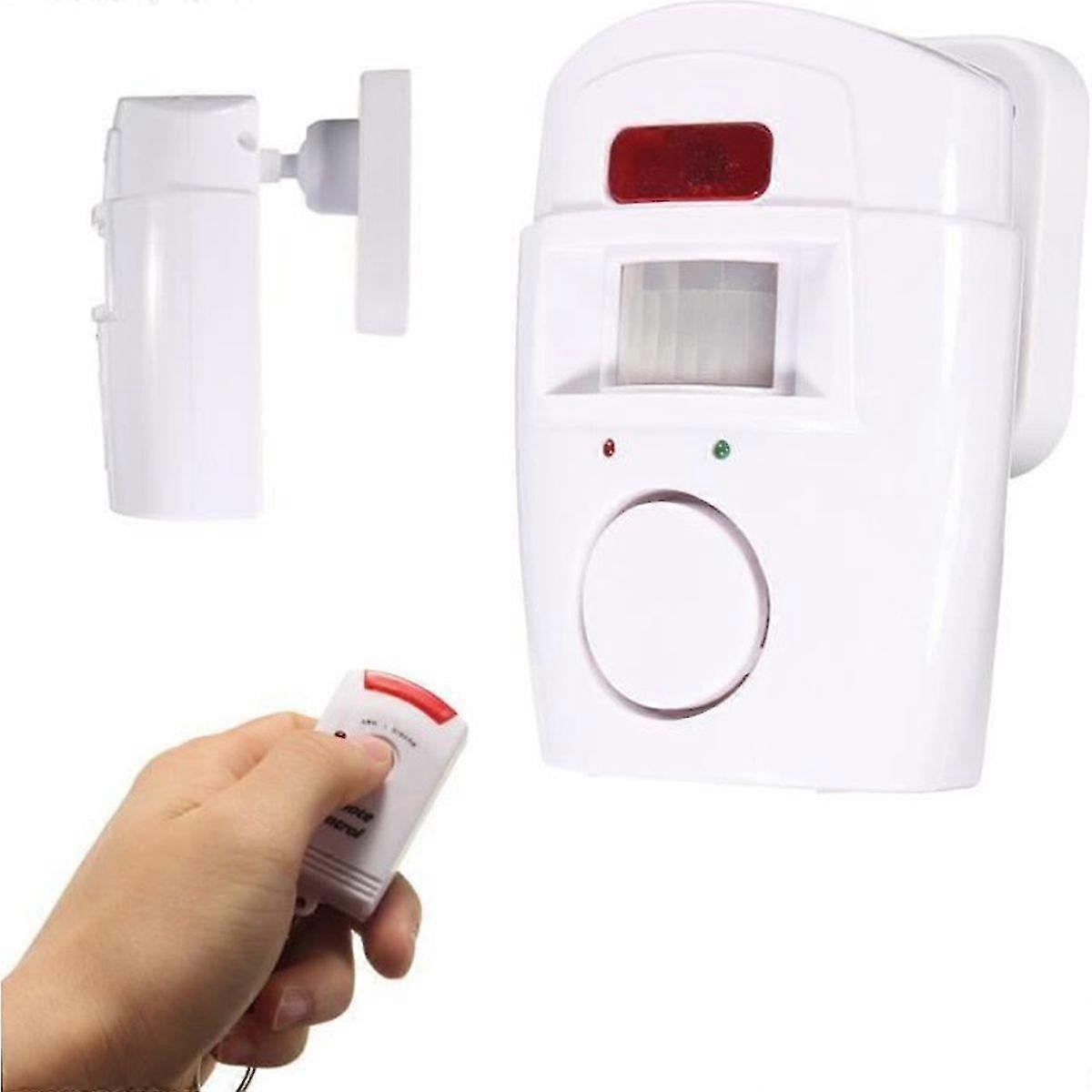 Wireless 2 Remote Sensor Ir Infrared Detector Siren Home Security Alarm