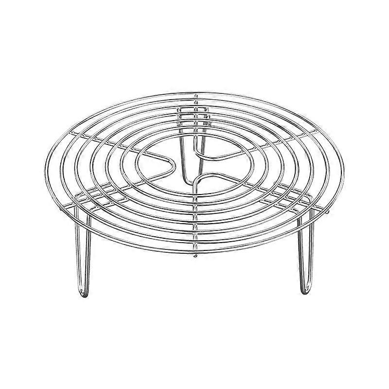 Stainless Steel Insert Grid Cooking Stand Steamer Insert Cake Grid Round Steaming Rack Steamer Insert for Cooking Pots Cooling Grids Cake Grid for Bak